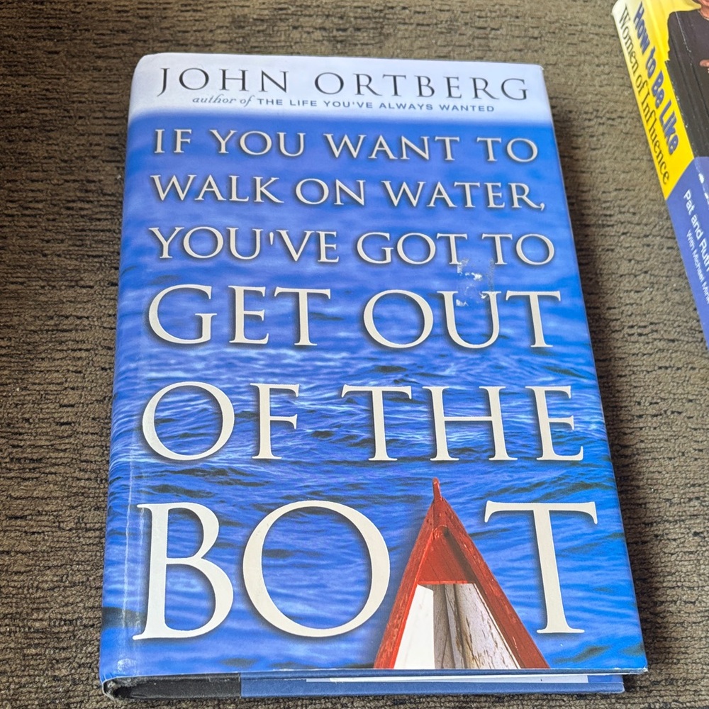 Blue Book 'If You Want to Walk on Water' by John Ortberg